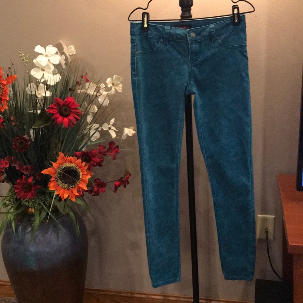 Green print Jeans